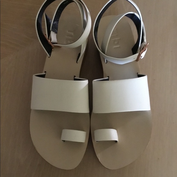 TIBI Janie Calf Leather Platform Sandals sz.38 - Picture 5 of 9